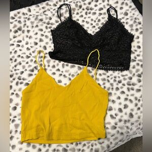Set of two bra tops size large